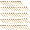 Picture of WEFOO 100 Pack Mini 3 Inch Portable Wooden Honey Dipper Sticks for Honey Jar Dispense Drizzle Honey, Wedding Party Favors