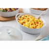 Picture of CorningWare French White 2.5-quart Oval Casserole with Glass Lid