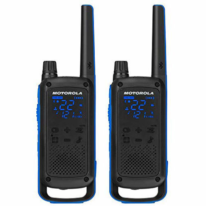 Picture of Motorola Talkabout T800 Two-Way Radios, 2 Pack, Black/Blue
