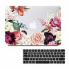 Picture of Lapac Compatible with MacBook Pro 15 Inch Case 2019 2018 2017 2016 A1990 A1707, Floral MacBook Pro 15 Flower Case, Soft Touch Matte Hard Shell Case Cover for MacBook Pro 15 Inch with Keyboard Cover