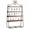 Picture of Ivosmart 56 Pairs Metal Earring Holder Earring Stand Earring Display Jewelry Organizer (Bronze)