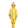 Picture of SSAWcasa One Piece Rain Suit Kids,Unisex Toddler Waterproof Rainsuit Rain Coat Coverall (S, Yellow Giraffe)