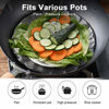 Picture of Steamer Basket for Instant Pot, Vegetable Stainless Steel Steamer Insert for Veggie/Seafood Cooking/Boiled Eggs with Safety Tool - Adjustable Sizes to fit Various Pots (5.1" to 9.5")