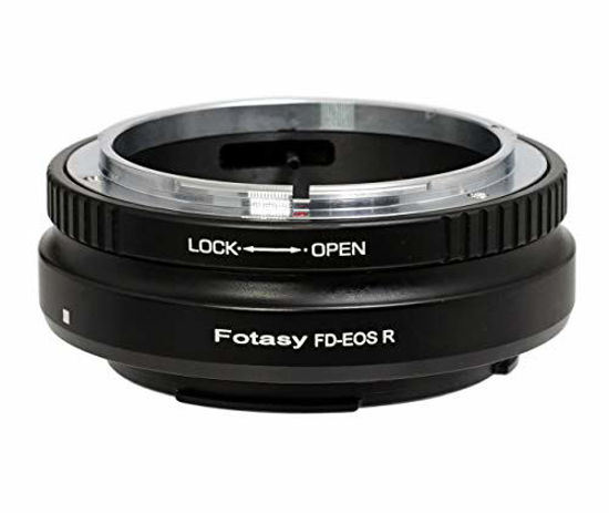 Picture of Fotasy Canon FD Lens to Canon EOS RF Mount Metal Adapter, FD EOS R Adapter, fits Canon FD Mount Classic Manual Lense & Canon EOS R Mirrorless Camera EOS R/RP/Ra / R5 / R6