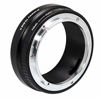 Picture of Fotasy Canon FD Lens to Canon EOS RF Mount Metal Adapter, FD EOS R Adapter, fits Canon FD Mount Classic Manual Lense & Canon EOS R Mirrorless Camera EOS R/RP/Ra / R5 / R6