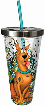 Picture of Spoontiques Scooby Doo Glitter Cup w/Straw