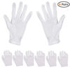 Picture of Onwon 6 Pairs Large White Cotton Gloves Hand Spa Gloves Cosmetic Moisturizing Gloves for Moisturizing, Dry Skin and Eczema