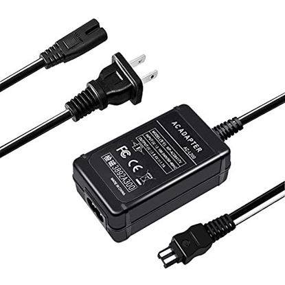 Picture of TKDY AC-L200 AC Power Adapter Charger kit for Sony Handycam DCR-SX40 DCR-SX45 DCR-SX63 DCR-SX65 DCR-SX85 DCR-DVD105 DVD108 DVD610 DCR-SR46 DCR-SR47 DCR-SR62 DCR-SR68 HDR-XR500 HDR-CX675 Camcorders.