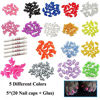 Picture of VICTHY 100pcs Cat Nail Caps, Cat Claw Caps Covers with Glue and Applicators Size Small