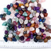 Picture of Tumbled Polished Natural & Dyed Gem Stones 5 Pounds (lbs) + Educational Color ID Sheet & 27 page Rock & Mineral Identification Book. Average Stone Size 1 inch, Limited Edition, Dancing Bear Brand