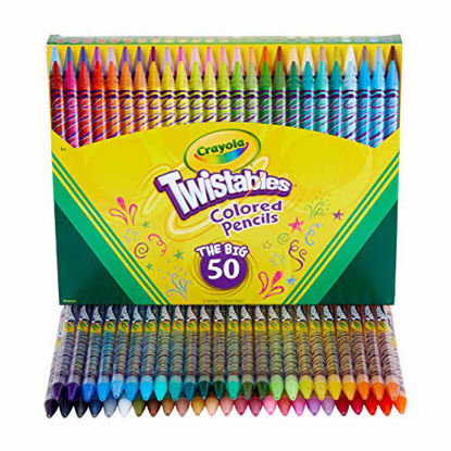 Crayola Erasable Colored Pencils, Kids At Home Activities, 24 Count,  Assorted, Long