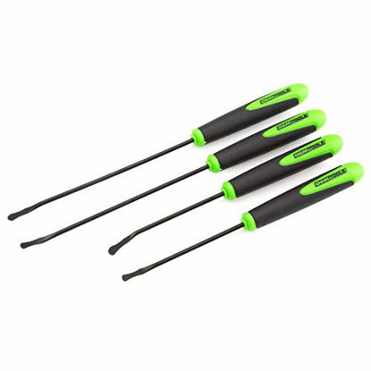 Picture of OEMTOOLS 25429 O-Ring and Seal Remover Set | Perfect for Removing & Replacing O Rings & Seals | Perfect for Mechanics & Home Garages | 4 Pack: Includes 2 Contoured & 2 Spoon Tips | Green & Black