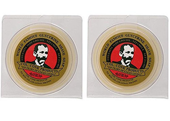 Picture of Colonel Conk Worlds Famous Shaving Soap, Bay Rum (Net Weight 4.50 Oz) - Two Pack