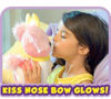 Picture of Wish Me Pets - Light Up LED Plush Stuffed Animals - Pink Cavalier Puppy with Yellow Bow