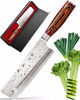 Picture of Vegetable Knife - Japanese Chef Vegetable Knife - Vegetable Cleaver - Usuba Asian Knife - Kitchen Chef Knife - High Carbon Stainless Steel Pro Japanese Cleaver Knife - Best Gift in Stylish Gift Box