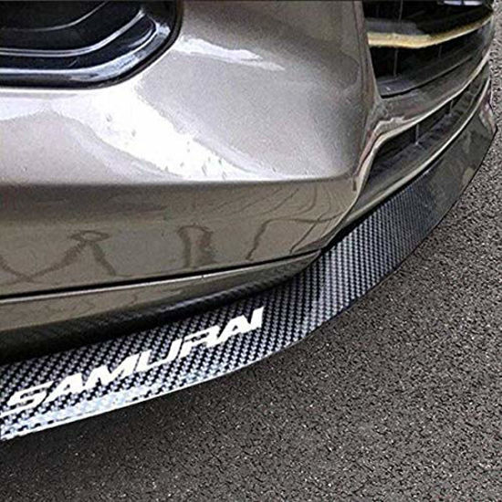 Picture of Front Lip ,HengJia Auto Parts 2.5m/8.2ft Car carbon fiber front lip,Front Bumper Lip ,Carbon Lip ,Side Skirt, front lip spoiler 100% waterproof protection(Carbon black)