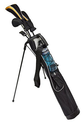 Picture of JEF WORLD OF GOLF JR1256 Pitch & Putt Sunday Bag with Stand & Handle, Black