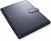 Picture of Padfolio Clipboard Folder Portfolio, Mymazn Faux Leather Storage Clipboard with Cover for Legal Pad Holder Letter Size A4 Writing Pad for Business School Office Conference Notepad Clip Boards (Black)