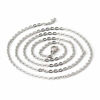 Picture of Wholesale 12 PCS Genuine Stainless Steel Fine Cable Chain Necklace Chains Bulk for Jewelry Making 18-30 Inches (18 Inch(1.5MM))