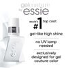 Picture of essie Gel Couture Platinum Grade Finish Top Coat, 0.46 Ounces (Packaging May Vary)