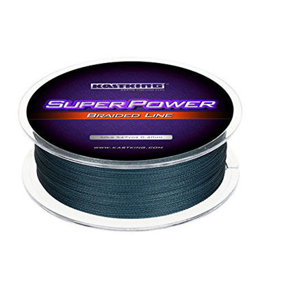 Picture of KastKing Superpower Braided Fishing Line,Low-Vis Gray,40 LB,327 Yds