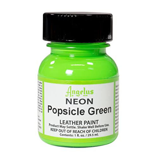 Picture of Angelus Neon-1 oz Leather Paint, Popsicle Green