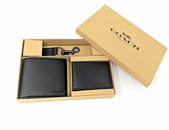 Boxed compact id wallet with trigger snap best sale key fob