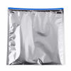 Picture of Foil Thermal Sandwich Bags - 5 Pack - Reusable Insulated Bag - Keeps Snacks and Lunch Cool and Fresh - Easy Closure - Waterproof | Silver Color