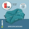 Picture of Klymit Pillow LARGE Inflatable Camping & Travel Pillow, Teal