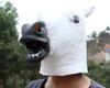 Picture of Horror Scary White Horse Head Mask for Halloween Cosplay Costume Party