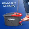 Picture of O-Cedar Easywring Microfiber Spin Mop & Bucket Floor Cleaning System with 3 Extra Refills