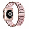 Picture of Simpeak Band Compatible with Apple Watch Series 7 41mm, Women Men Solid Stainless Steel Business Band Strap Replacement for iWatch Series 6 SE 5 4 (40mm) Series 3 2 1 (38mm), Rose Gold