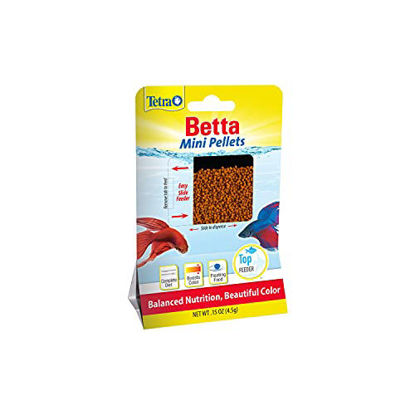 Picture of TetraBetta Floating Mini Pellets (1 Bag), 0.15 oz