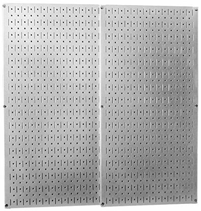 Picture of Wall Control 30-P-3232GV Galvanized Steel Pegboard Pack