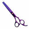 Picture of LILYS PET Professional PET DOG Grooming Coated Titanium scissors suit Cutting&Curved&Thinning shears (7.0 inches, Purple)