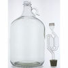 Picture of FastRack 1 gal Glass Wine Fermenter, INCLUDES Rubber Stopper and Twin Bubble Airlock, Multicolor (B014T3LHFA)