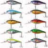 Picture of Salwater Fishing Lures Hard Baits Set, 3D Eyes Minnow Crankbaits Swimbaits Topwater Fishing Lures Kit for Bass Trout Walleye 10pcs