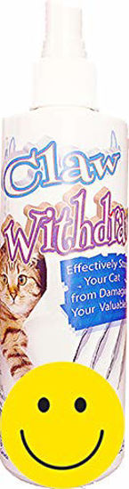 Picture of Pet MasterMind Claw Withdraw Stop Cat Scratching Training Spray - Natural Solution to Tape, Caps, Tinfoil,- 8oz