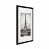 Picture of upsimples 12x16 Picture Frame Set of 5,Display Pictures 8.5x11 with Mat or 12x16 Without Mat,Wall Gallery Photo Frames,Black