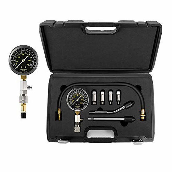 Picture of BETOOLL 8pcs Petrol Engine Cylinder Compression Tester Kit Automotive Tool Gauge