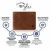 Picture of Bryker Hyde 2 ID Window RFID Wallet for Men, Bifold Top Flip, Extra Capacity Travel Wallet (Brown - Distressed Leather, Medium)