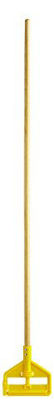 Picture of Rubbermaid Commercial Products, Industrial Grade - Wooden Wet Mop Holder Handle Stick for Floor Cleaning Heavy Duty, 60 Inch (FGH116000000)