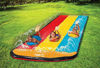 Picture of Jambo Triple Lane Slip, Splash and Slide for Backyards | Water Splash Slide Waterslide with 3 Boogie Boards | 16 Foot Three Sliding Racing Lanes with Sprinklers | Durable Quality PVC Construction