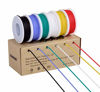 Picture of TUOFENG 20awg Electronics Wire Colored Wire Kit 20 Gauge Flexible Silicone Wire(6 Different Colored 23 Feet spools)600V Stranded Wire Hook up Wire Kit