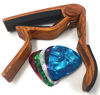 Picture of WINGO Guitar Capo for Acoustic and Electric Guitars - Rosewood with 5 Picks