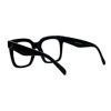 Picture of Super Oversized Clear Lens Glasses Thick Square Frame Fashion Eyeglasses Black