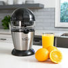 Picture of Vinci Hands-Free Electric Citrus Juicer | 1-Button Easy Press Lemon Lime Orange Grapefruit Juice Squeezer Easy to Clean Juicer Machine, Black/Stainless Steel