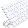 Picture of ProElife Ultra Thin Silicone Keyboard Protector Cover Skin for Apple iMac Magic Keyboard & Magic Keyboard 2 (WITHOUT Numeric Keypad, U.S Version, Model: MLA22L/A--A1644) (Transparent)
