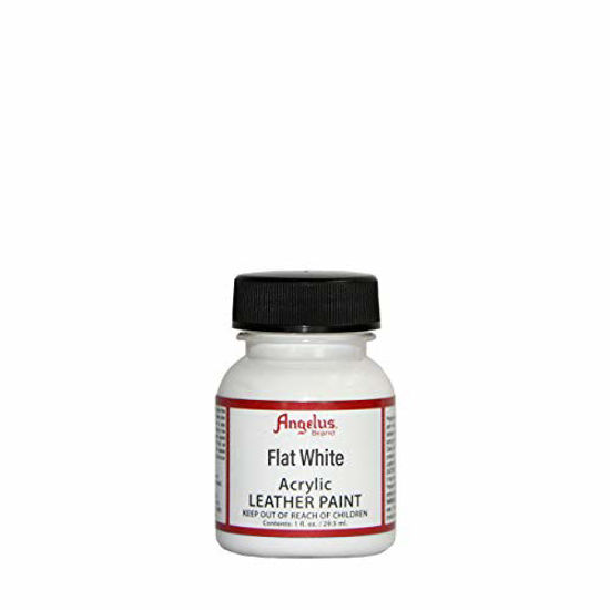 Angelus white leather on sale paint