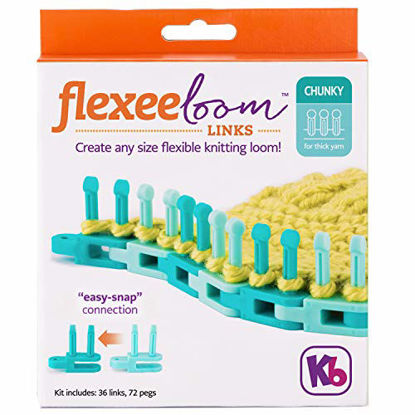 Picture of Authentic Knitting Board Flexee Loom Links, for Chunky Yarn 36 Piece